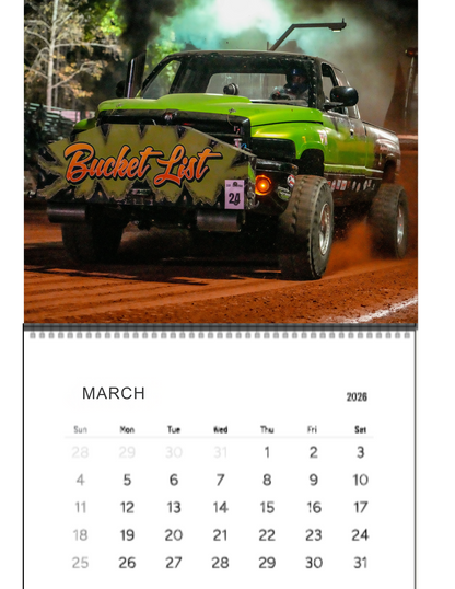 Wall Calendar- 3.0 Diesel Trucks Diesels In Dark Corners 2026