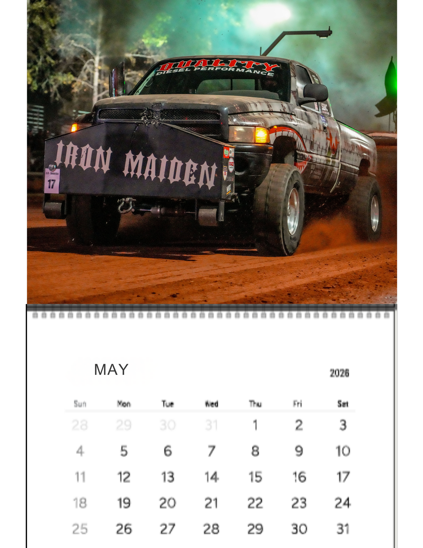 Wall Calendar- 3.0 Diesel Trucks Diesels In Dark Corners 2026