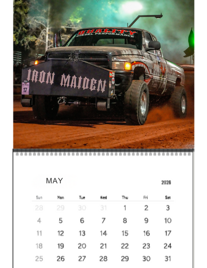 Wall Calendar- 3.0 Diesel Trucks Diesels In Dark Corners 2026