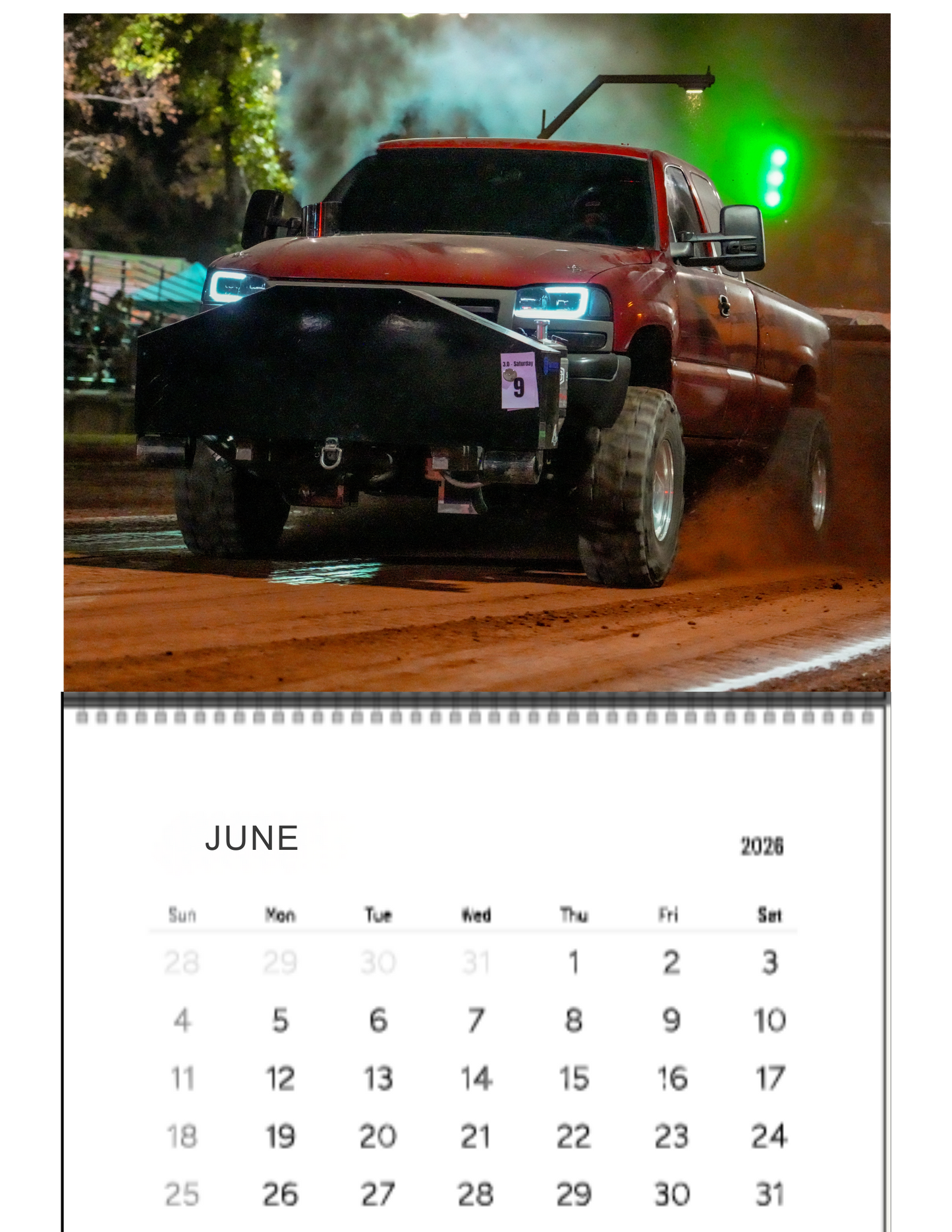Wall Calendar- 3.0 Diesel Trucks Diesels In Dark Corners 2026