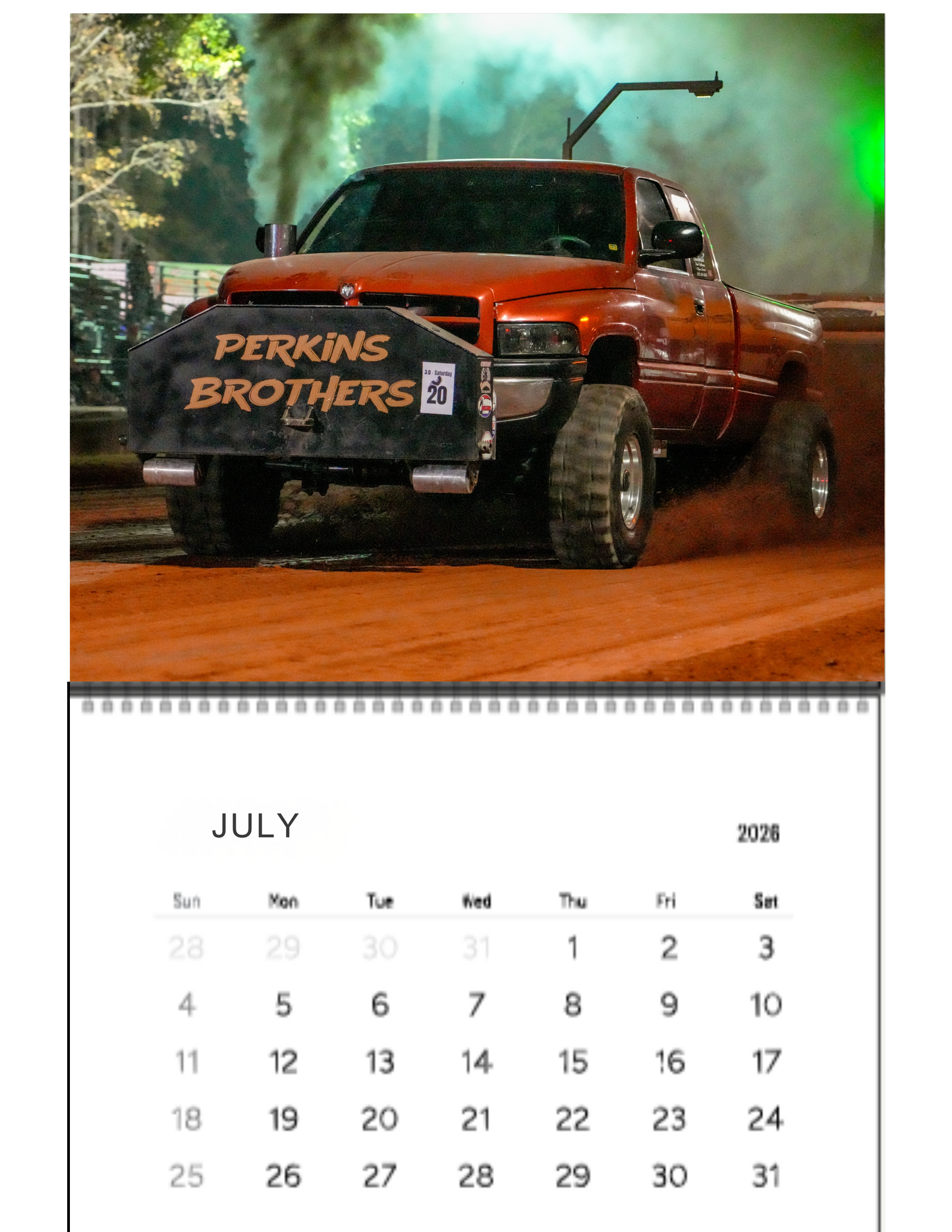 Wall Calendar- 3.0 Diesel Trucks Diesels In Dark Corners 2026