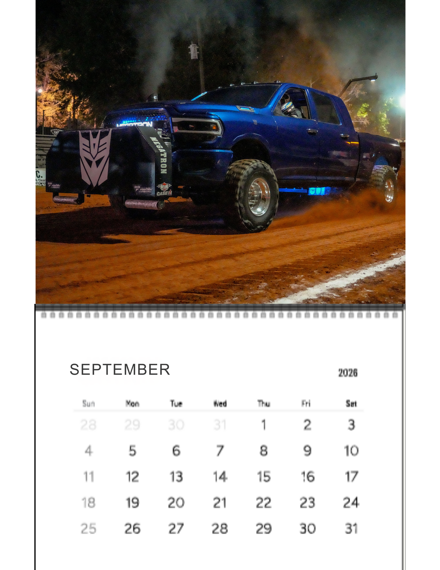 Wall Calendar- 3.0 Diesel Trucks Diesels In Dark Corners 2026