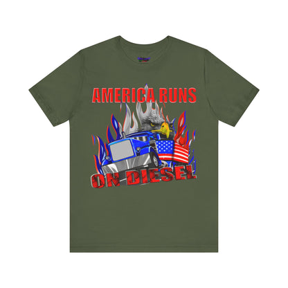 America Runs On Diesel Tee