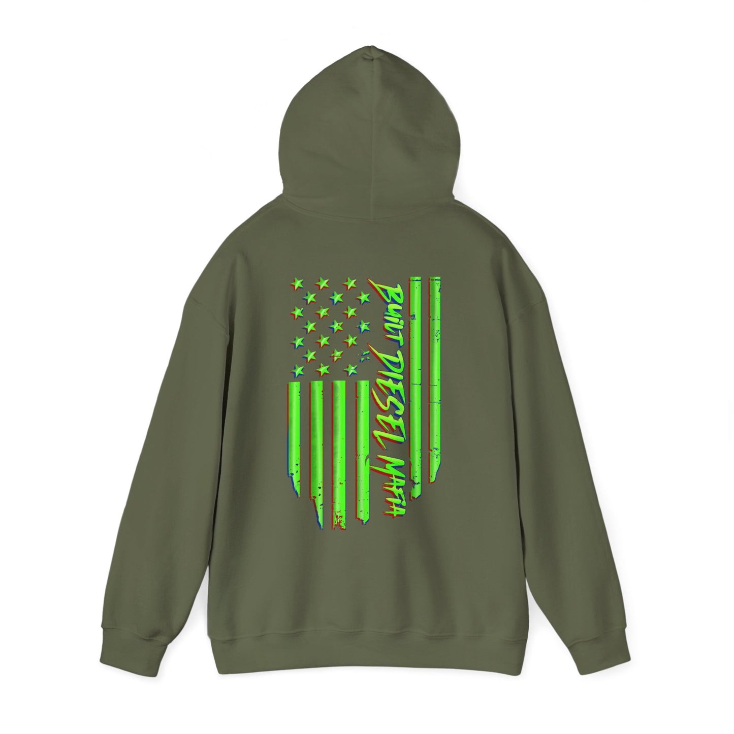 Built DIESEL Mafia Flag Hoodie