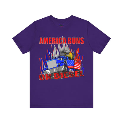 America Runs On Diesel Tee