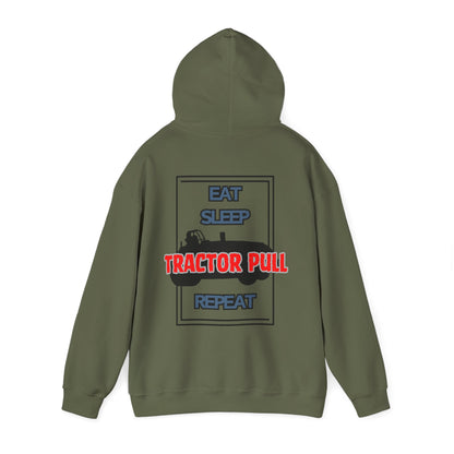 Eat, Sleep, Tractor Pull, Repeat Hoodie