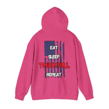 Eat, Sleep, Truck Pull, Repeat Hoodie