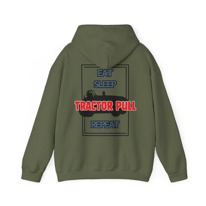 Eat, Sleep, Tractor Pull, Repeat Hoodie