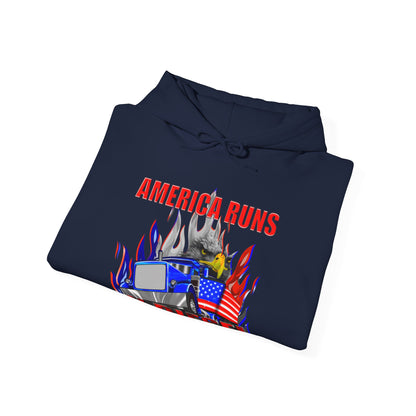 America Runs On Diesel Hoodie