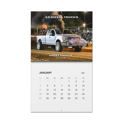 Wall Calendar-Indiana Pulling League Champions 2026
